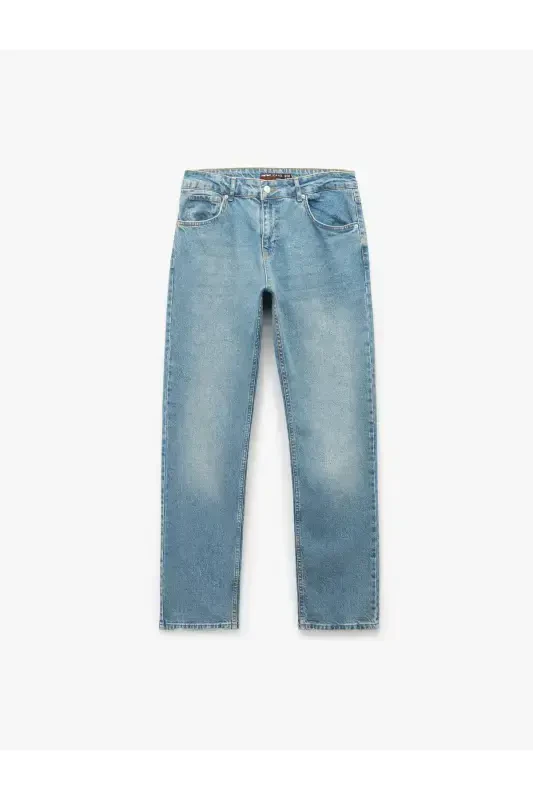 Джинсы прямые из хлопка стандартной посадки - Ма - 4