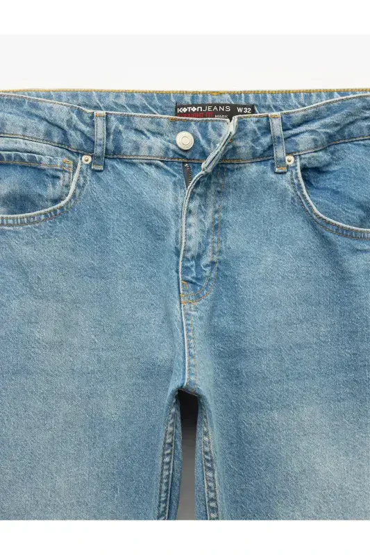 Джинсы прямые из хлопка стандартной посадки - Ма - 8