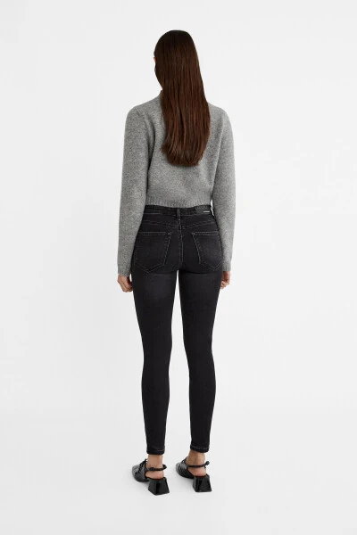 Джинсы скинни с высокой талией - 3