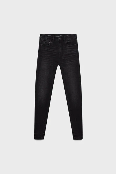 Джинсы скинни с высокой талией - 5