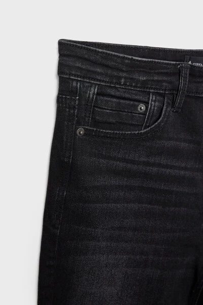 Джинсы скинни с высокой талией - 7