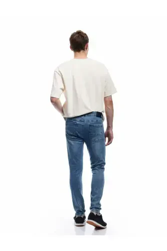 Джинсы скинни, хлопковые, с обычной талией - Mich - 3