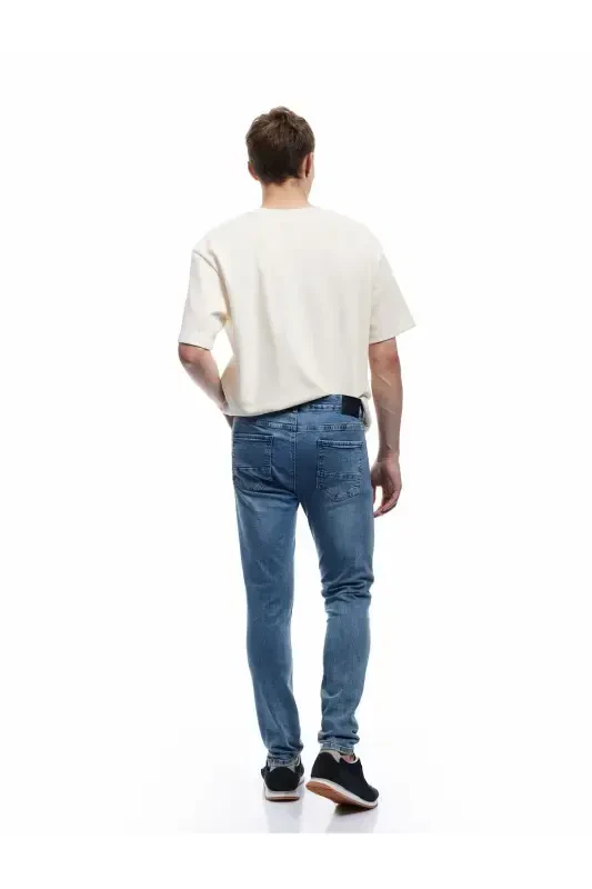 Джинсы скинни, хлопковые, с обычной талией - Mich - 3