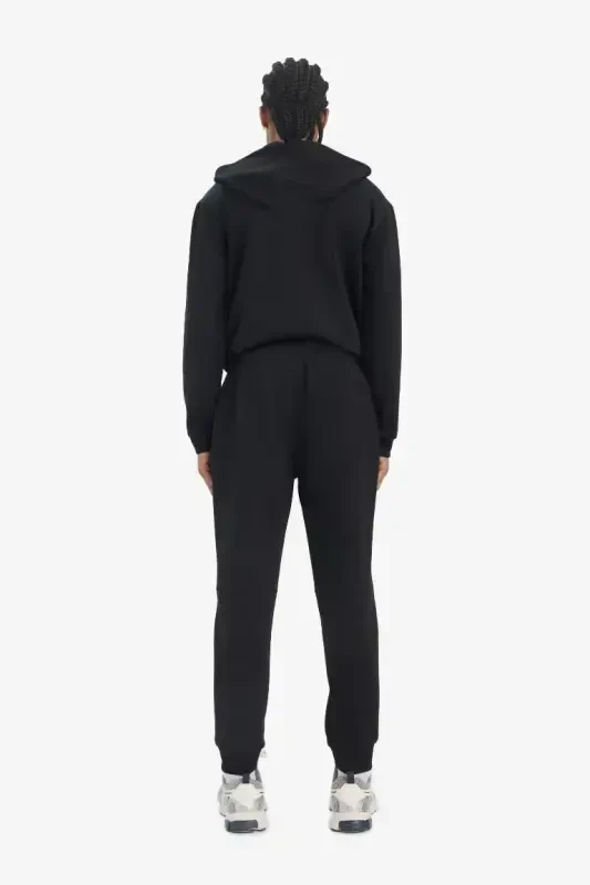 Джоггеры DeFactoFit Slim Fit с двумя карманами, стандартный крой, из ткани для подводного плавания, черный - 8