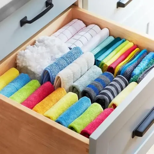 E-Cloth Window Cleaning Cloth - Window and Glass Cleaning Cloth, Shower Cleaning Cloth Kit, Glass Towels, Lint Free Towels, Microfiber Towel for Windows, Car Windshield, Mirrors - Alaskan Blue - 6