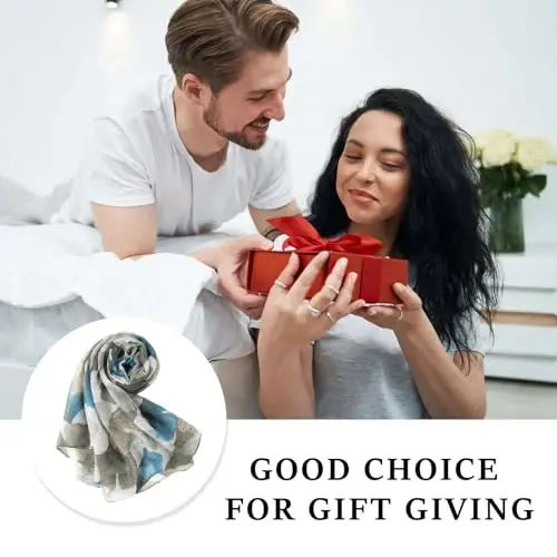 E-Clover Fashion Ayollar uchun yengil ro'mol Bahor/Yoz Qish uchun o'ralgan ro'mol - 3