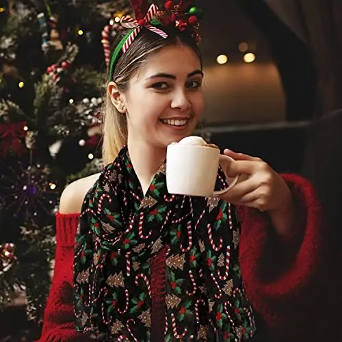 E-Clover Fashion Ayollar uchun yengil ro'mol bahor/yoz/qish uchun sharf o'rash - 2