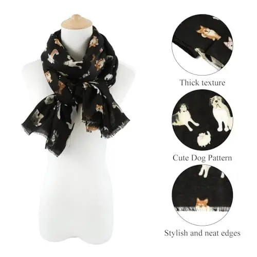 E-Clover Fashion Ayollar uchun yengil sharflar bahor/yoz qish uchun ro'mol o'rash - E-CLOVER (1)