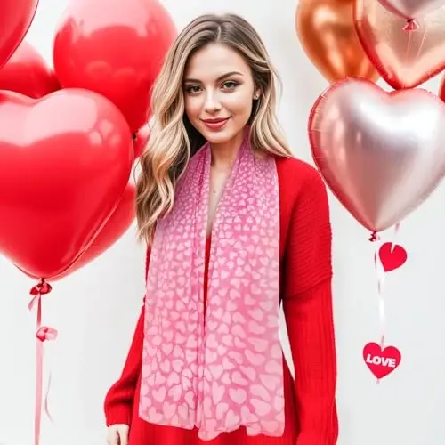 E-Clover Fashion Ayollar uchun yengil sharflar Bahor/Yoz/Qish uchun ro'mol o'rash - 3