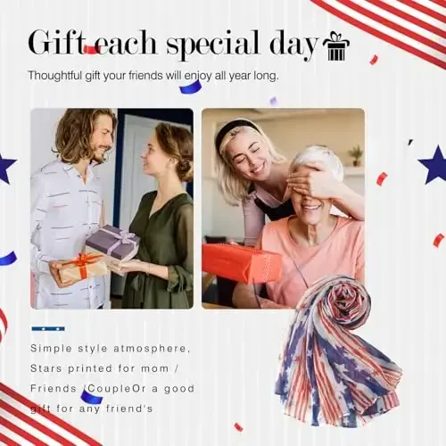 E-Clover Fashion Scarf for Women Lightweight Scarves Shawl Wrap for Spring/Summer Winter - 5