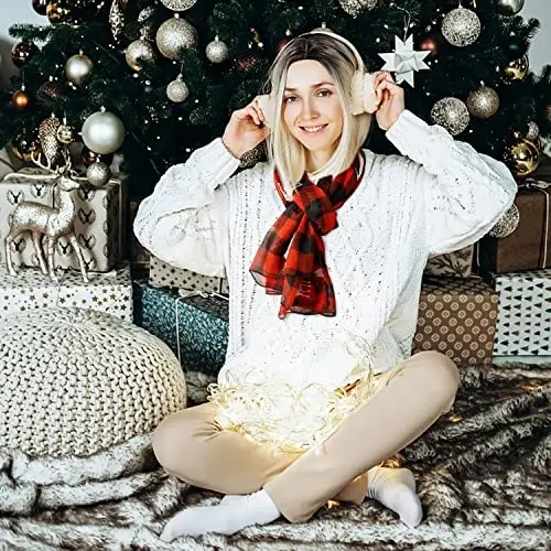 E-Clover Fashion Scarf for Women Lightweight Scarves Shawl Wrap for Spring/Summer Winter - 2