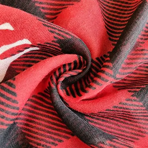 E-Clover Fashion Scarf for Women Lightweight Scarves Shawl Wrap for Spring/Summer Winter - 7