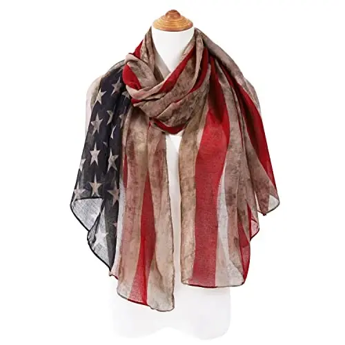 E-Clover Fashion Scarf for Women Lightweight Scarves Shawl Wrap for Spring/Summer Winter - 3