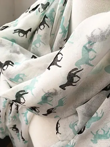 E-Clover Fashion Scarf for Women Lightweight Scarves Shawl Wrap for Spring/Summer Winter - 5