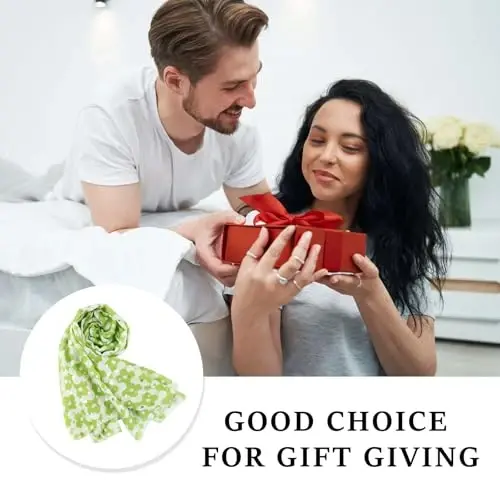 E-Clover Fashion Scarf for Women Lightweight Scarves Shawl Wrap for Spring/Summer Winter - 3