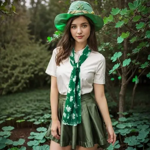 E-Clover Fashion Scarf for Women Lightweight Scarves Shawl Wrap for Spring/Summer Winter - E-CLOVER (1)