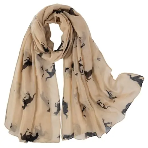 E-Clover Fashion Scarf for Women Lightweight Scarves Shawl Wrap for Spring/Summer Winter - E-CLOVER