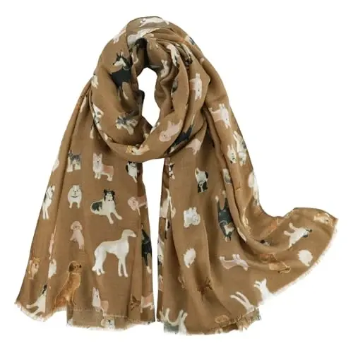E-Clover Fashion Scarf for Women Lightweight Scarves Shawl Wrap for Spring/Summer Winter - E-CLOVER