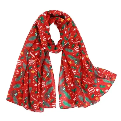 E-Clover Fashion Scarf for Women Lightweight Scarves Shawl Wrap for Spring/Summer Winter - 1