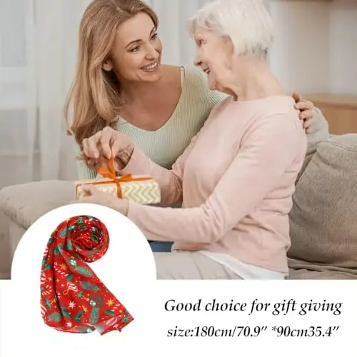 E-Clover Fashion Scarf for Women Lightweight Scarves Shawl Wrap for Spring/Summer Winter - 3