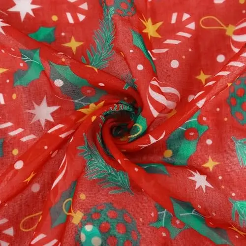 E-Clover Fashion Scarf for Women Lightweight Scarves Shawl Wrap for Spring/Summer Winter - 4