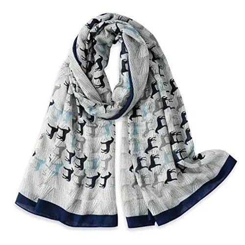 E-Clover Fashion Scarf for Women Lightweight Scarves Shawl Wrap for Spring/Summer Winter - E-Clover
