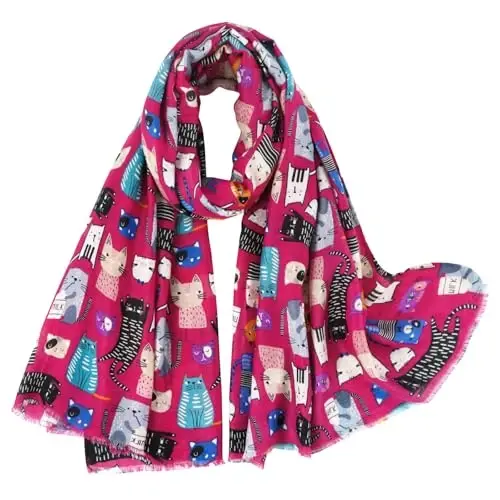 E-Clover Fashion Scarf for Women Lightweight Scarves Shawl Wrap for Spring/Summer Winter 