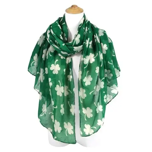 E-Clover Fashion Scarf for Women Lightweight Scarves Shawl Wrap for Spring/Summer Winter - 7