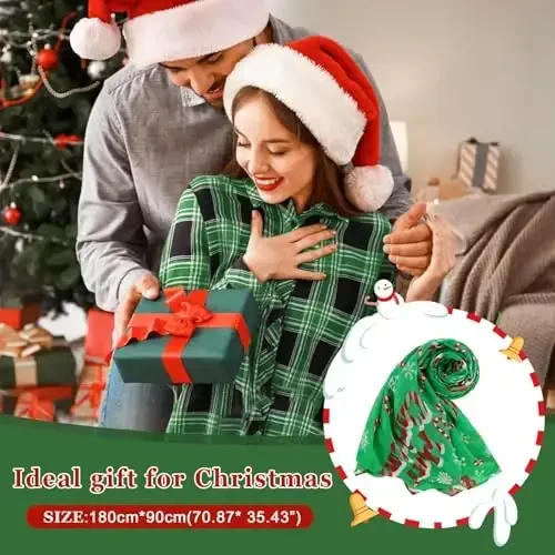 E-Clover Fashion Scarf for Women Lightweight Scarves Shawl Wrap for Spring/Summer Winter - 2