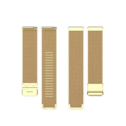 E ECSEM Metal Bands Compatible for TOZO S6/S5/S3 Women Men Stainless Steel Mesh Adjustable Watch Strap Replacement Wristband for TOZO S6 S5 S3 Smart Watch Accessories - 3