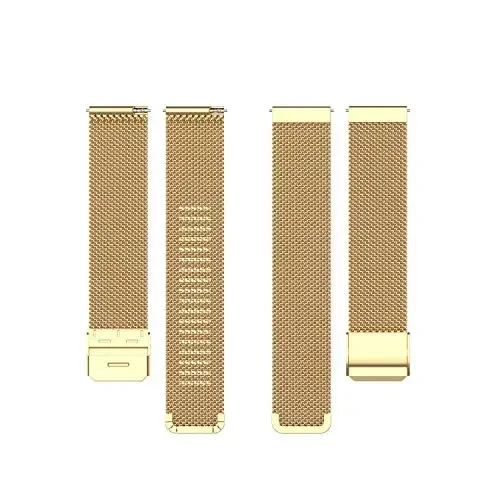 E ECSEM Metal Bands Compatible for TOZO S6/S5/S3 Women Men Stainless Steel Mesh Adjustable Watch Strap Replacement Wristband for TOZO S6 S5 S3 Smart Watch Accessories - 3