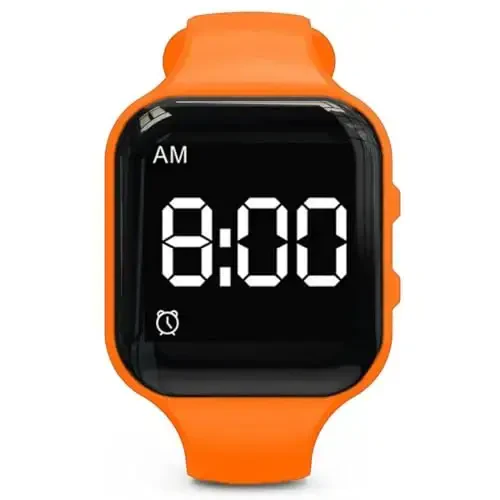 e-vibra Vibrating Alarm Watch Water Resistant Wake Up Wristband Silent Medical Reminder Watch - with Timer and 15 Daily Alarms - 1