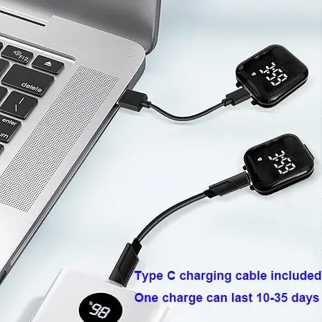 e-vibra Vibrating Alarm Watch Water Resistant Wake Up Wristband Silent Medical Reminder Watch - with Timer and 15 Daily Alarms - 4