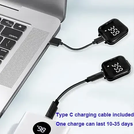 e-vibra Vibrating Alarm Watch Water Resistant Wake Up Wristband Silent Medical Reminder Watch - with Timer and 15 Daily Alarms - 4