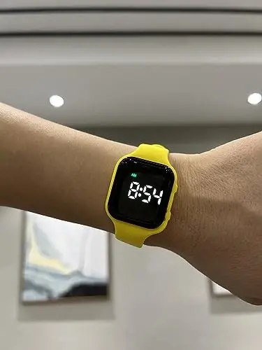 e-vibra Vibratsiyali signal soati Suvga chidamli Uyg'onish bilaguzuk jim tibbiy eslatma soati - taymer va 15 ta kundalik signal bilan - 1