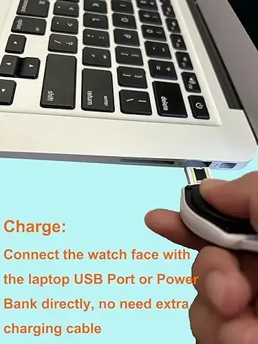e-vibra Vibratsiyali signal soati Suvga chidamli Uyg'onish Bilaguzuk Jim tibbiy eslatuvchi soat - Taymer va 15 ta kunlik signal bilan - 4