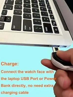e-vibra Vibratsiyali Signal Soati Suvga chidamli Uyg'otuvchi Bilaguzuk Jim Tibbiy Eslatma Soati - Taymer va 15 ta Kundalik Signal bilan - 3