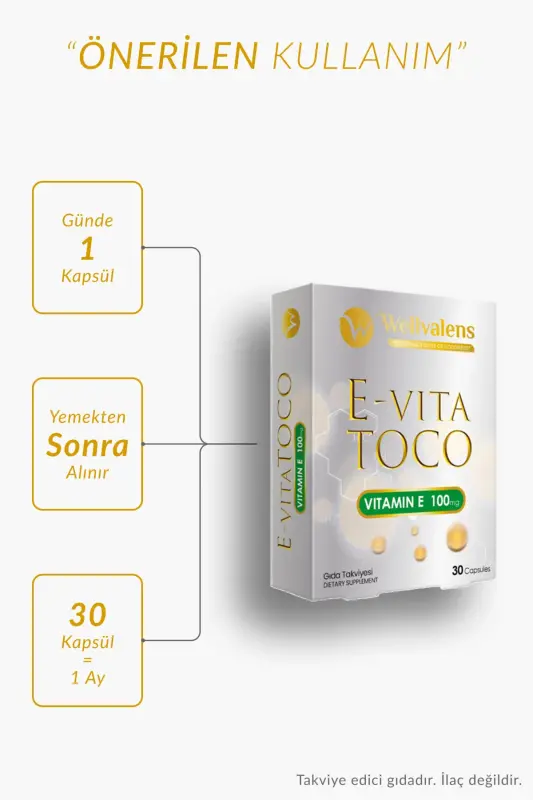 E-vita Токо (Ацетат витамина E 100 мг) 30 капсул - 5