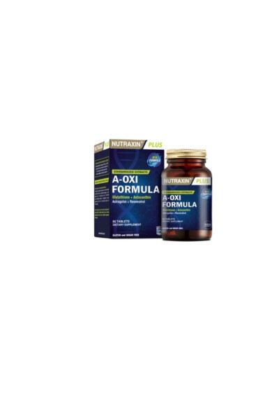 E vitamini, Koenzim Q-10, Resveratrol, Sink, Glutatyon, Selen o'z ichiga olgan oziq-ovqat qo'shimchasi 60 tabletka - NUTRAXIN