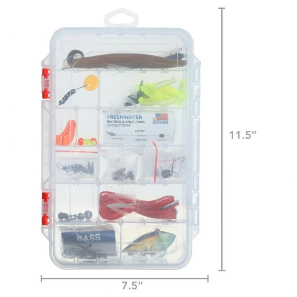 Eagle Claw Bass Tackle Kit 55 dona - 11