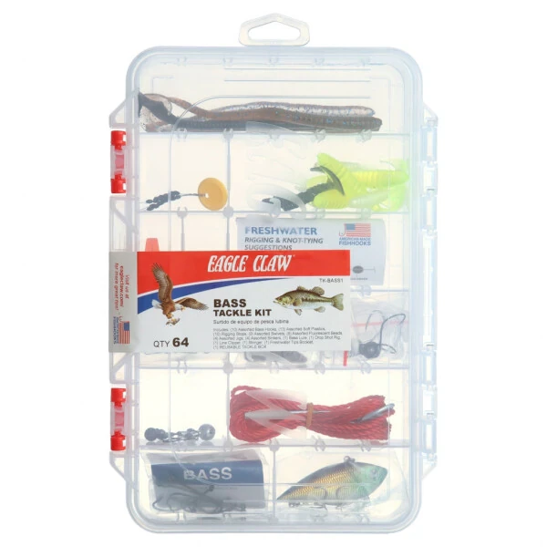 Eagle Claw Bass Tackle Kit 55 dona - 12