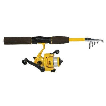 Eagle Claw PK56TS Pack-It Spin Combo Telescopic Rod (1 Piece), Yellow, 5-Feet 6-Inch - 6