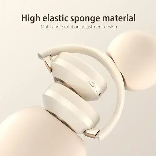 EAORUL Active Noise Cancelling Headphones, 100H Playtime Headphones Wireless Bluetooth, Bluetooth Headphone with Microphone, Over- Ear Wireless Headphone with Deep Bass for Travel - EAORUL (1)