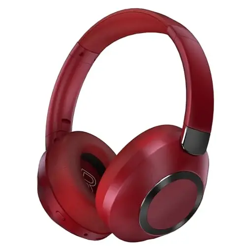 EAORUL Headphones Wireless Bluetooth, 100H Playtime Active Noise Cancelling Headphones, Bluetooth Headphone with Mic, Over Ear Wireless Headphone with Deep Bass - 1
