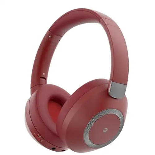 EAORUL Headphones Wireless Bluetooth, 100H Playtime Active Noise Cancelling Headphones, Bluetooth Headphone with Mic, Over Ear Wireless Headphone with Deep Bass - 1