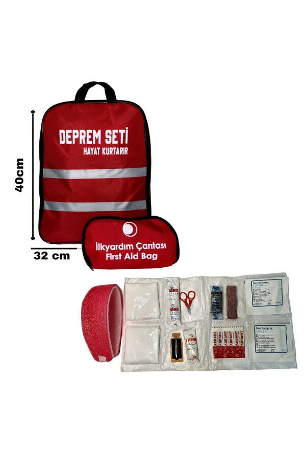 Earthquake Bag and First Aid Kit - 1