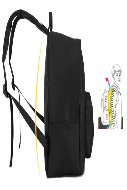 Eastpak Model Iki Bölmeli Siyah Su Geçirmez Ortaokul-lise Sırt Çantası - siyah - 3