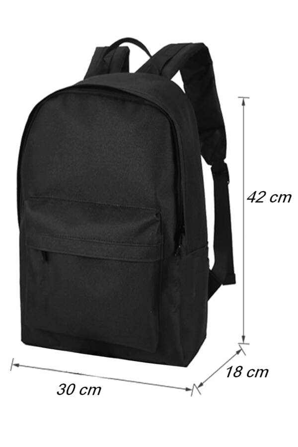 Eastpak Model Two-Compartment Black Waterproof Middle School-High School Backpack - 1