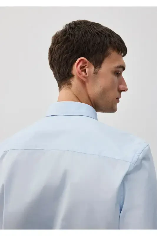 Easy Iron Blue Shirt Slim Fit - 7