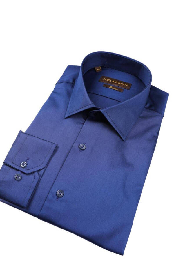 Easy Iron Slim Fit Slim Fit Classic Collar Cotton Men's Shirt - 13